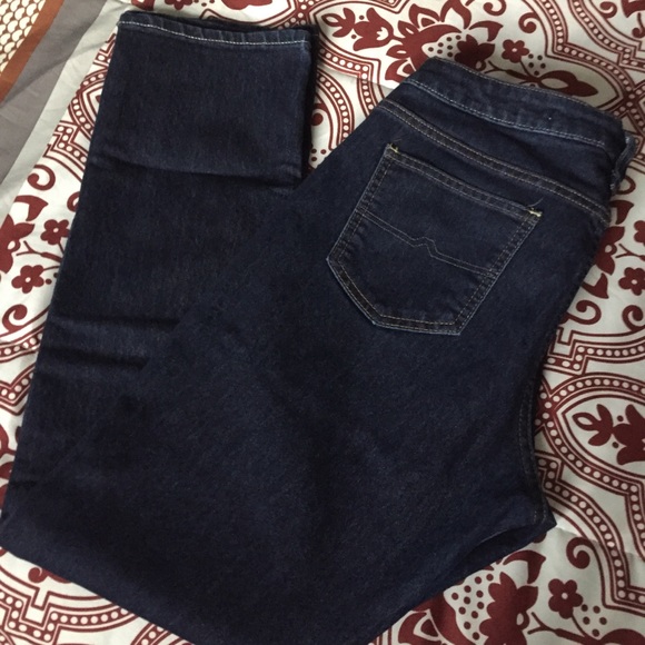 NOT FOR SALE RN! DONT BUY Dark Navy Arizona Skinny Jeans Size 15 - Picture 3 of 8